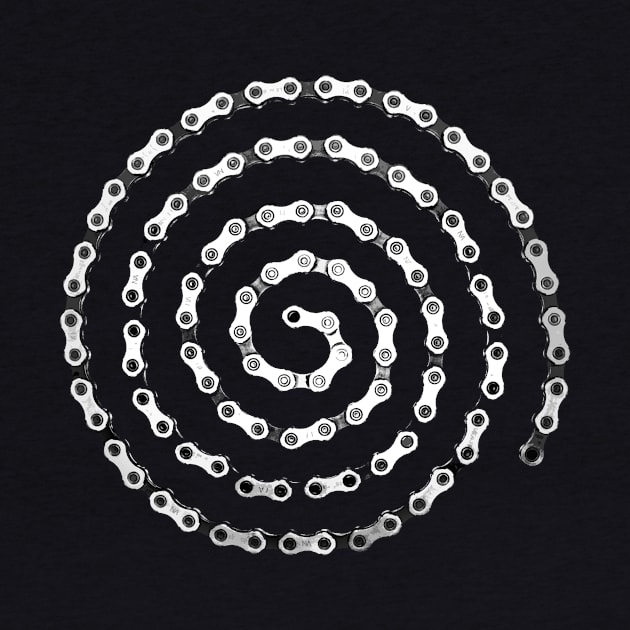 Bike Chain Spiral by Velo Donna